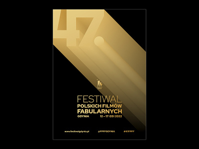 Festiwal Polskich Filmów Fabularnych - poster branding color festival film graphicdesign illustration movie typography vector