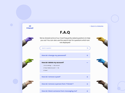 092/FAQ 3d daily 100 challenge dailyui dailyui 092 dailyuichallenge designoftheday faq faqs frequently asked questions ui ux webui webuiuxdesign