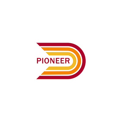 Daily Logo Challenge Day 12 - Airline, Pioneer dailylogochallange logo logo design logo designing