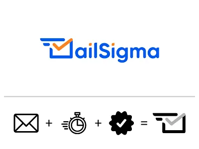 Mailsigma abhirp brand design branding design fast logo mail logo mailsigma minimalist minimalist logo vector verification