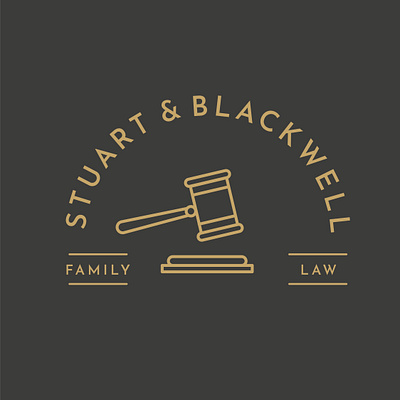 Stuart & Blackwell branding design flat logo minimal