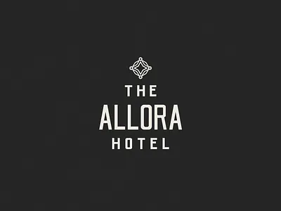 The Allora Hotel branding custom font custom type design fonts graphic design hotel hotel branding hotel logo illustration illustrator logo logotype luxury retro type typeface typography vintage