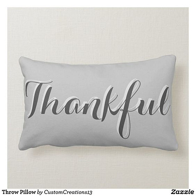 Thankful pillow design home decor home decoration pillow thankful throw pillow zazzle