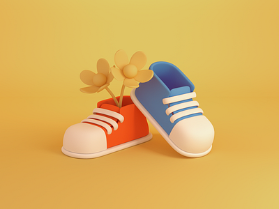 Shoes c4d octane