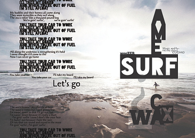 Surf Carson America david carson graphic design lettering magazine design print design typography weeklywarmup weezer