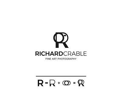 Richard Crable - Fine art photography LOGO CONCEPT branding design design 2020 inspiration logo logo 2020 logo design logo inspiration photo logo photographer logo vector