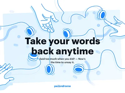 Palindrome. Early access adobexd art design funnyday illustraion new palindrome sparrow startup