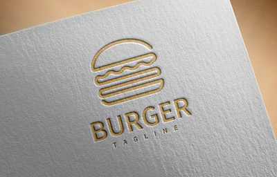 Logo Burger american cafe delicious dinner dog fast food hamburger hot illustration logo lunch meat menu restaurant retro sandwich sign tasty vector