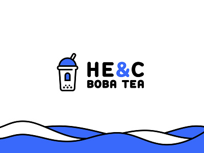 Boba tea logo boba logo tea