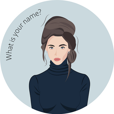 girl art branding design flat girl graphic design icon illustration minimal sticker vector woman