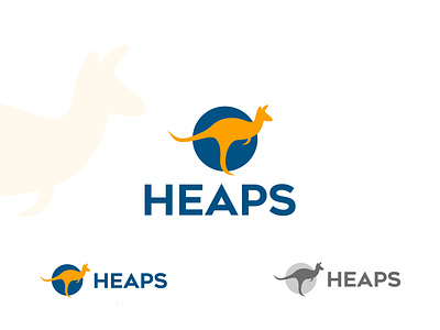 Daily Logo Challenge: Day 19 dailylogo dailylogodesign kangaroo kangaroo logo sumitjohir