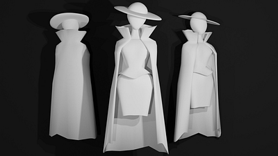 Woman⏳ 3d modeling blackandwhite blender3d blender3dart elegance sculpting secret agent woman women