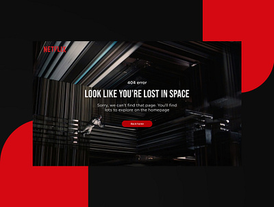 Daily UI Challenge 008 - 404 Error Page - Desktop 404page dailyui dailyuichallenge desktop design movie uidesign