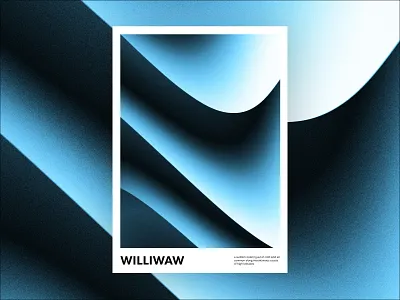 Williwaw abstract covid daily poster design gradient graphic design poster poster a day poster art print