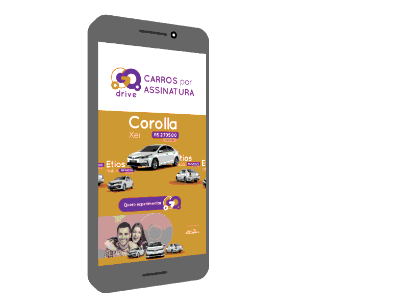 go drive - mobile screen app behance driver free god inovation mobile rent screen ux