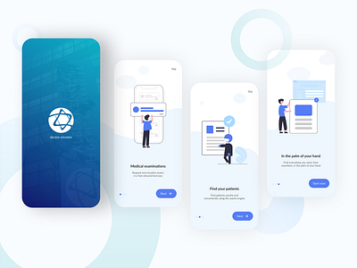 Doctor Einstein - App Project app dailyuichallenge figma onboarding ui uidesign ux