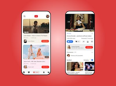 Youtube Reimagine branding design minimal redesign ui design uidesign uiux ux uxdesign vector