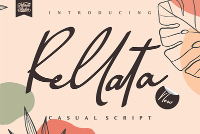 Rellata - Handwritten Font branding design font font design fonts icon illustration lettering logo script font typography