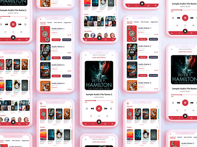 Audiobook Store App User Interface app ui ecommerce app design ecommerce design ui ui design userinterface