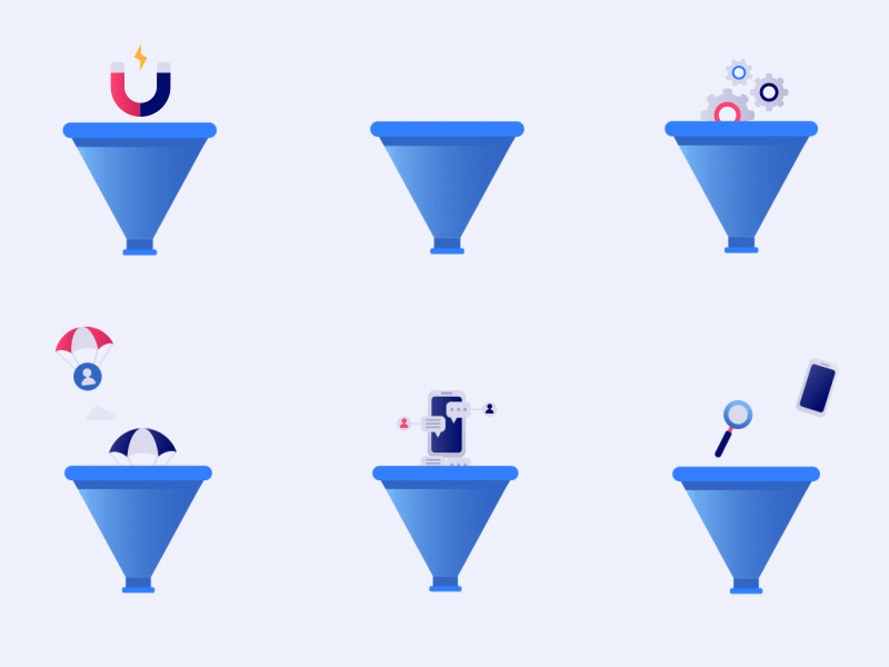 Funnel Generation Sale_ Lottie Animation Pack adobe after effect animation animation 2d animation after effects gif animation illustration animation lottie lottiefiles svg animation vector animation