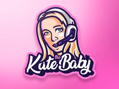 The Kate Baby Mascot branding design esports gaming icon identity illustration letter logo mark mascot