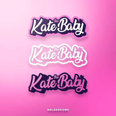 The Kate Baby Text branding design esports gaming icon identity illustration letter logo mark mascot