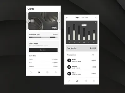 Finance App app bank card creditcard custom design financeapp illustration premium ui ux