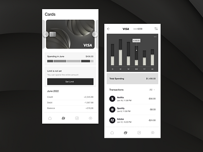 Finance App app bank card creditcard custom design financeapp illustration premium ui ux