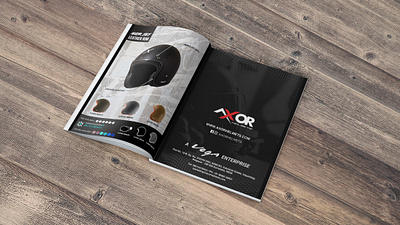 Vega Axor Helmets Brochure auto axor belgaum brochure catalogue design graphics helmets koni magazine vega