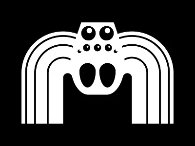 Spider Symbol brand identity branding identity design illustration logo logo design spider symbol trademark vector vector illustration