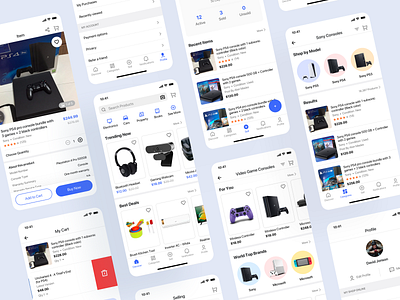 iBuy Ecommerce Marketplace UI Kit ecommerce ecommerce app for sale mobile mobile app mobile design mobile ecommerce mobile ui ui kit