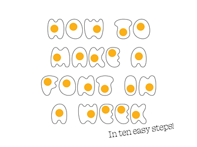 Yolker forever <3 design egg font illustration type type design typography wip yolker zine