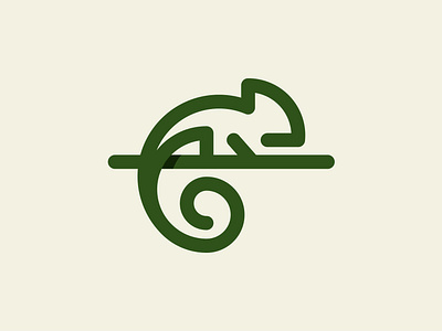 Chameleon animal chameleon design geometry icon illustration lizard logo mark symbol