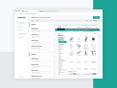 Headless CMS - Edit Screen cms headless product design