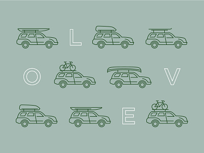 Ewing Subaru of Plano adventure bike canoe dealership design illustration love nature outdoor plano road shirt ski subaru travel trip vehicles