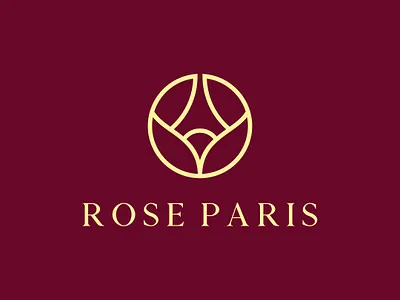 Rose Paris 2020 logo logo design luxury logo negative space parfume paris rose