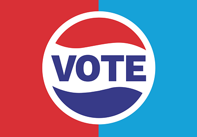 Pepsi Logo Vote Design adobe illustrator branding design graphic design illustration logo logodesign logos riseupshowupunite typography vector vote