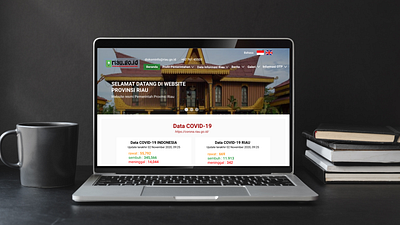 Redesign Goverment System Website of Province Riau (Website) design mockup ui ui design ui ux user interface web design website