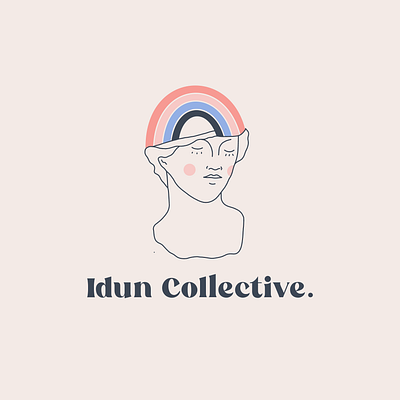 Idun Collective Logo art branding design digital drawing graphic design icon illustration logo typography vector