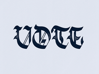Don’t forget to.. 2020 old english type typography vector vote
