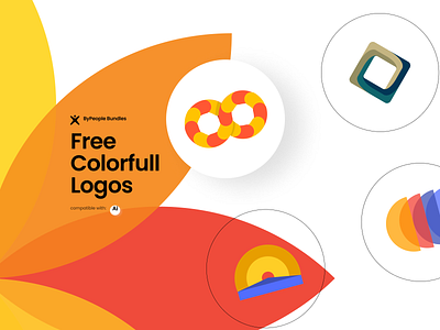 Free Colorfull Logos brand brand design download free freebie logo logotypes packs svg vector