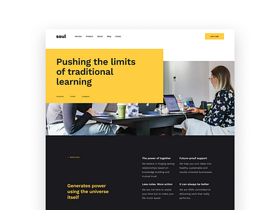 Buy the Bread (BtheRules) black design ui ux web white yellow