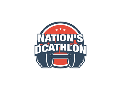 Nation's Dcathlon Logo Concept branding coreldraw coreldrawx7 design gym gym logo lineart logo logodesign logos sport vector