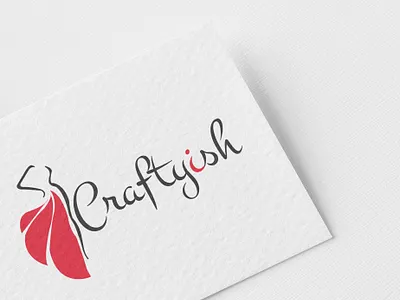 Craftyish Logo brand identity branding design icon illustration illustrator logo logodesign minimal vector