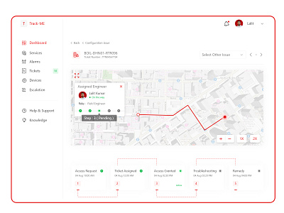 Tracking Dashboard adobe adobe photoshop adobe xd adobexd app branding dashboad dashboard ui design gis google google map google maps login map signup tracking tracking app ui ux