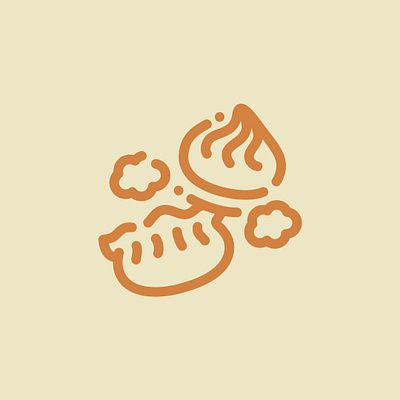 Day 84 - Dumplings 100 Icons Daily 100days design dumplings food icon illustration leeayr minimal vector