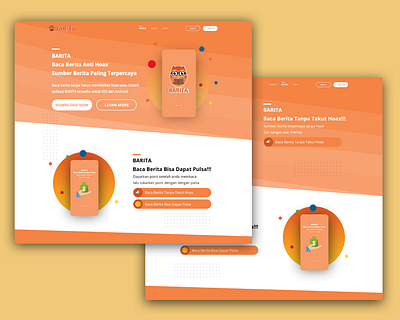 Website Barita design illustration illustrator ui ui design ux uxweb web webdesign website