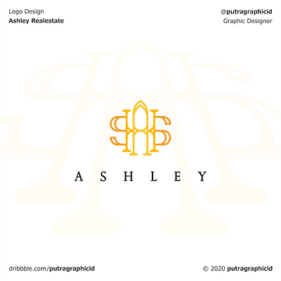 Ashley - Logo & Branding exploration ashley branding branding design elegant gold logo logo design logo design branding realestate