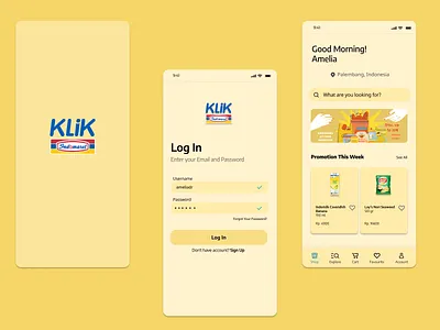 Recreate 'KlikIndomaret' App klikindomaret mobile ui recreate ui uidesign
