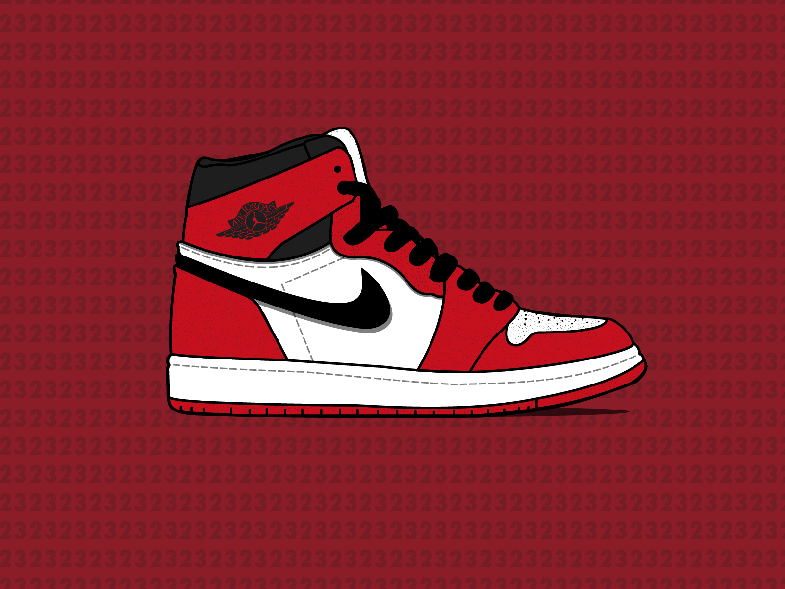jordan 1 chicago cartoon